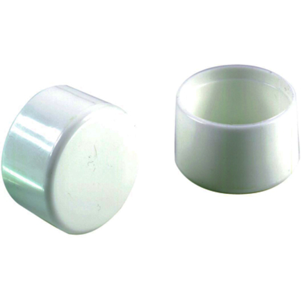 Shepherd 1/2 WHT PLASTIC TIP 4/CD 9105